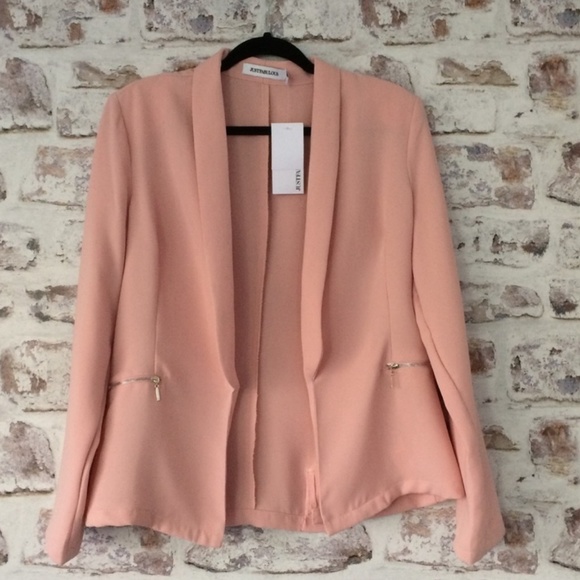 JustFab Jackets & Blazers - ~ Blazer ~ Blush Pink